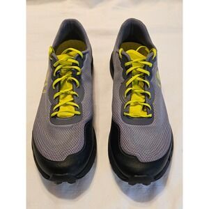 Spartan Men's Craft Trail Running Shoes Grey Yellow Lace Up Athletic